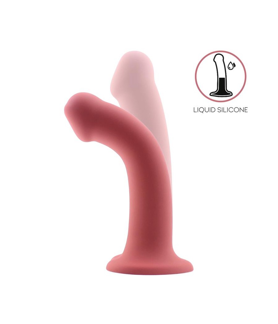 Bouncy Dildo Silicona Liquida Hiper Flexible 65 165 cm Talla S Burgundy