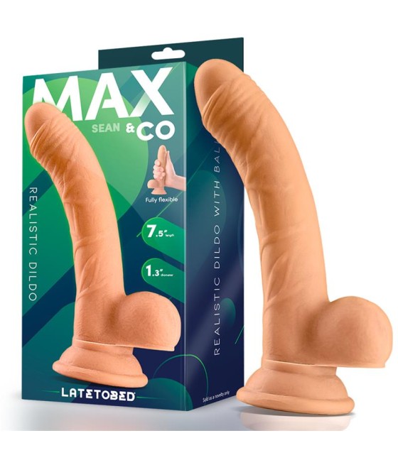 Sean Dildo Realista con Testículos 7.5 Natural