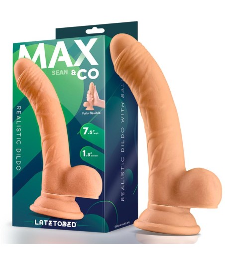 Sean Dildo Realista con Testículos 7.5 Natural