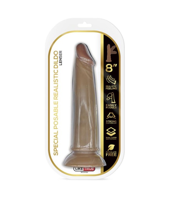 Lenser Dildo Realista Articulable Posable Dildo 8 Marron