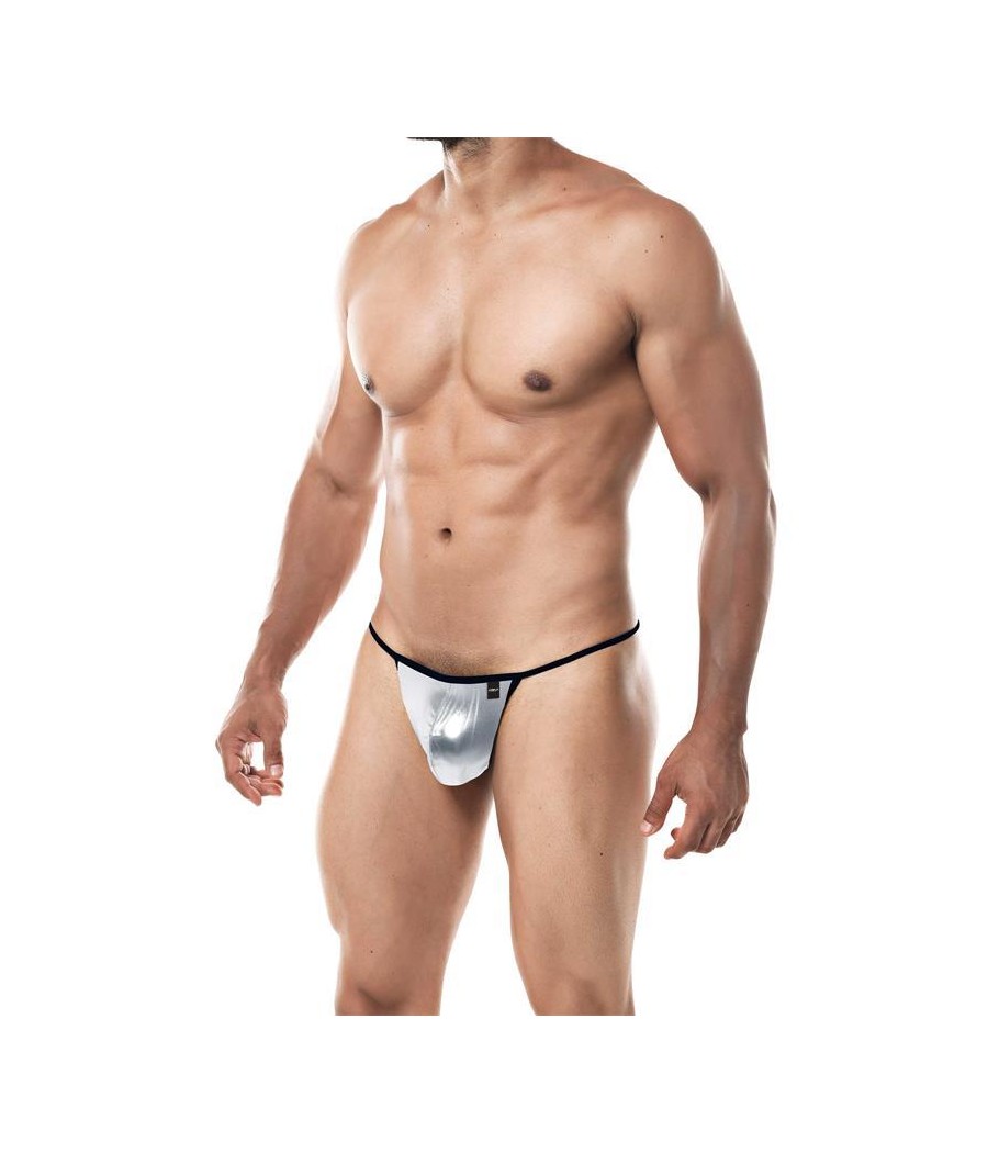 Tanga G string Plateado Skai Talla XL