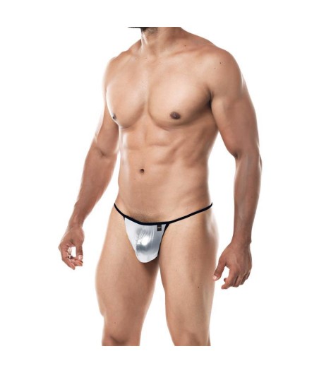 Tanga G-string Plateado Skai Talla XL