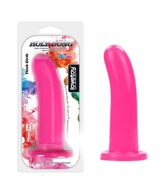 Estimulador Holy Dong 6 Silicona Liquida Rosa