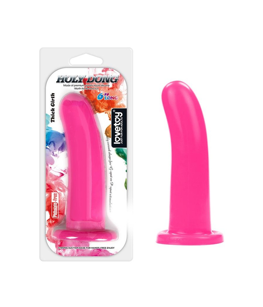 Estimulador Holy Dong 6 Silicona Liquida Rosa