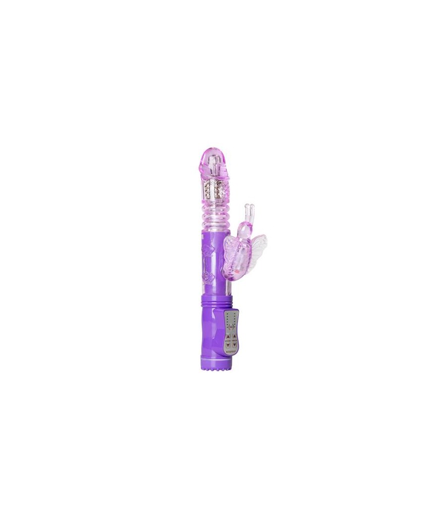 Vibrador con Mariposa Purpura