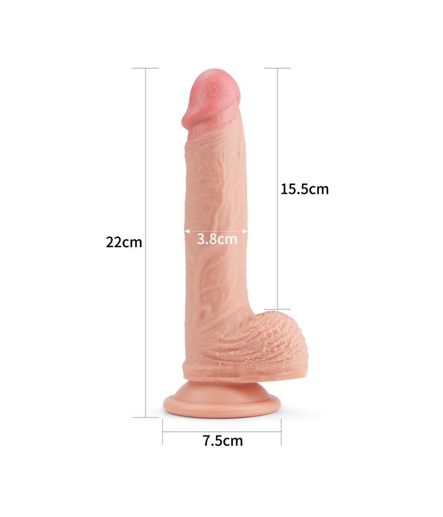 Dildo Nature 85 Silicona Liquida Natural