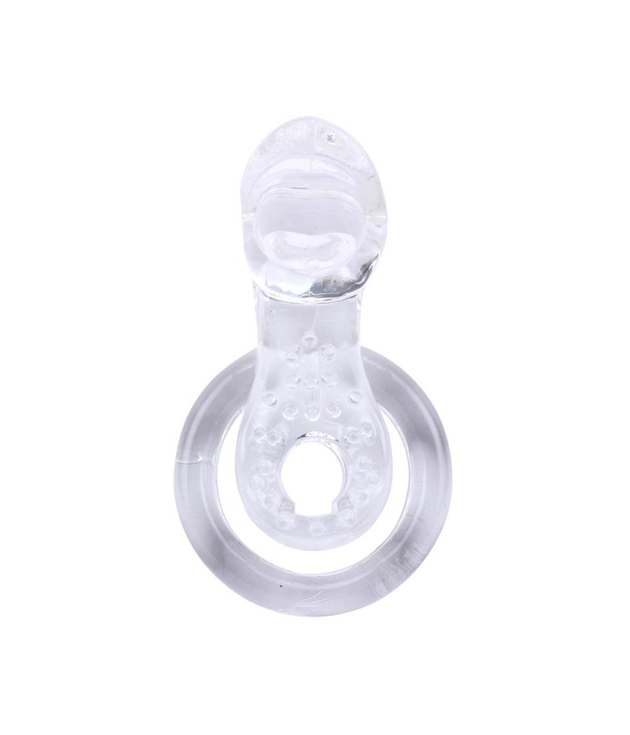 Anillo Vibrador para el Pene The Tongue Transparente