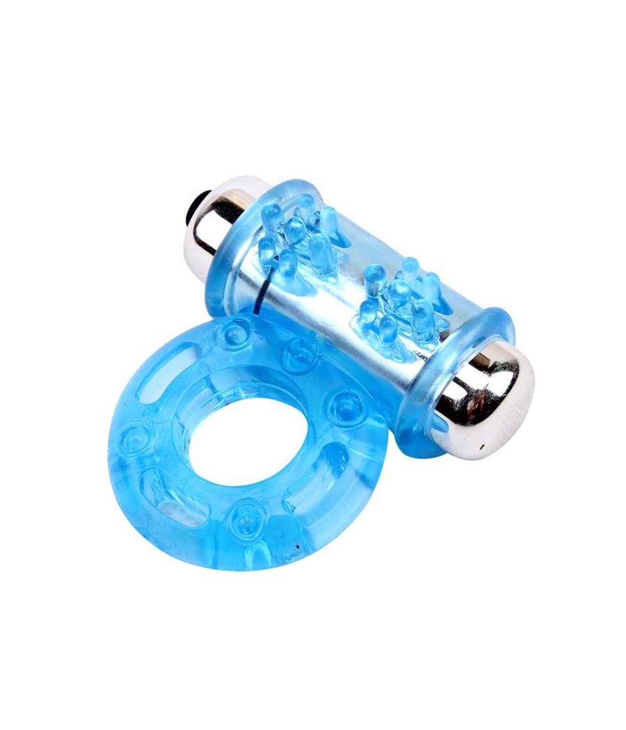 Anillo Vibrador para el Pene Bull Ring Azul