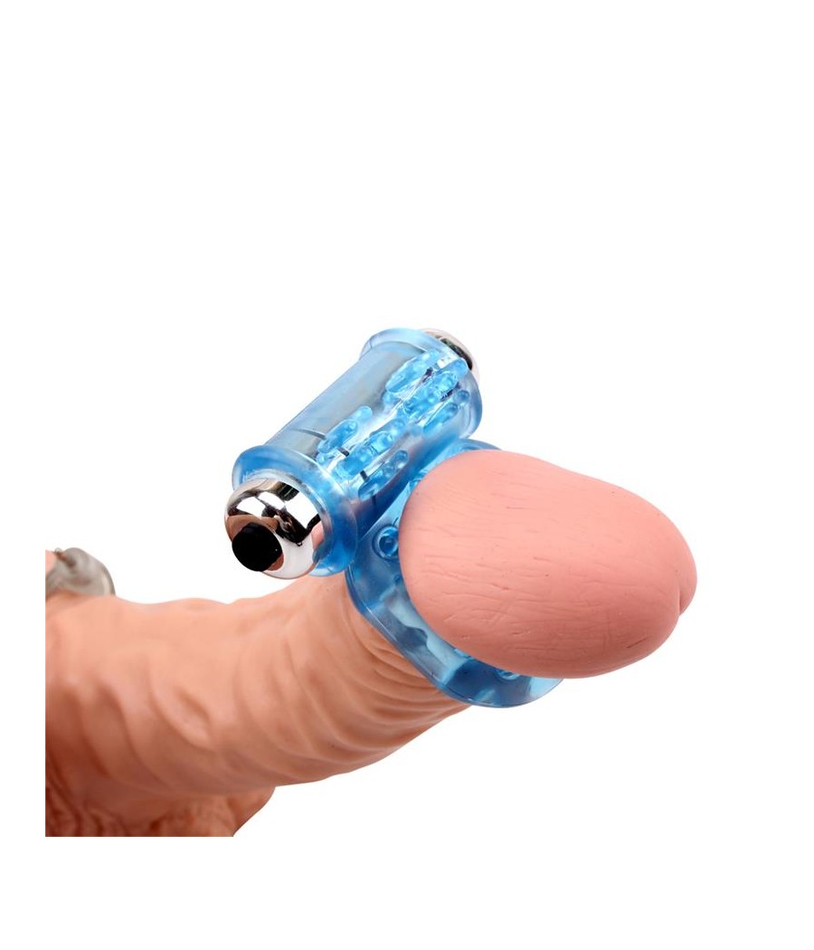 Anillo Vibrador para el Pene Bull Ring Azul