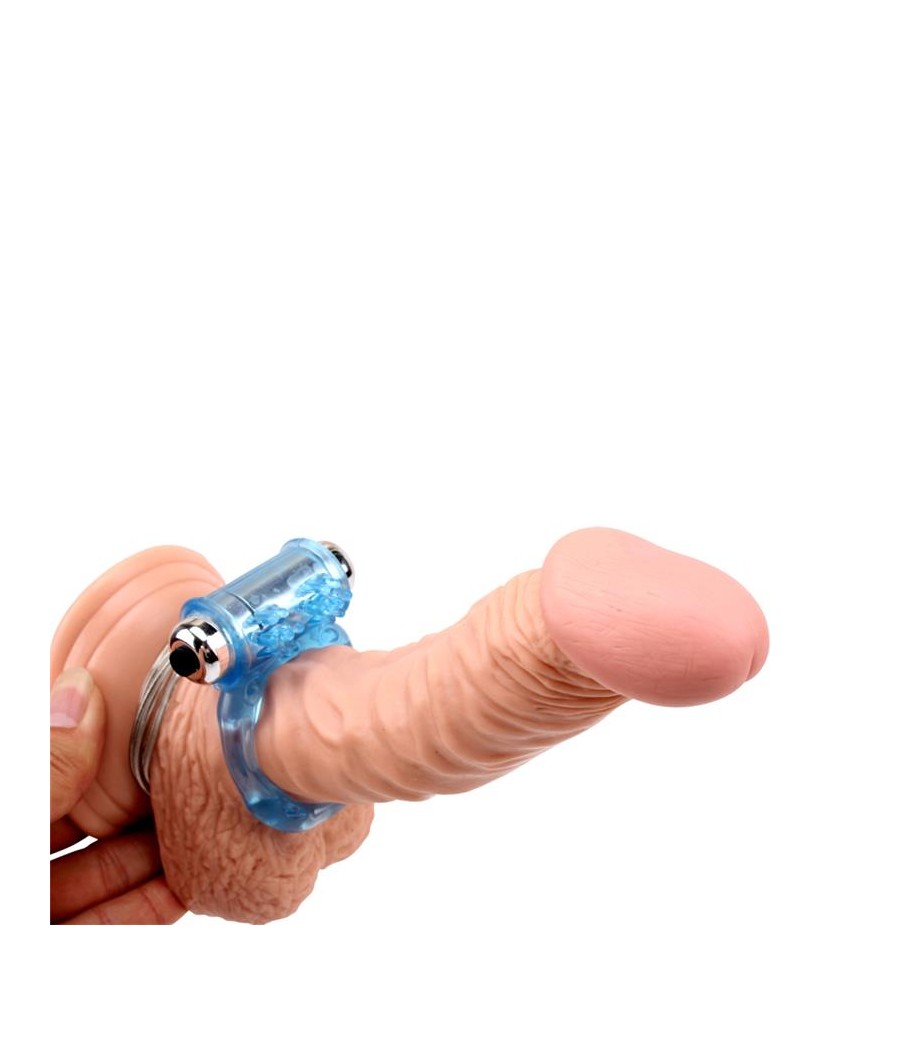 Anillo Vibrador para el Pene Bull Ring Azul