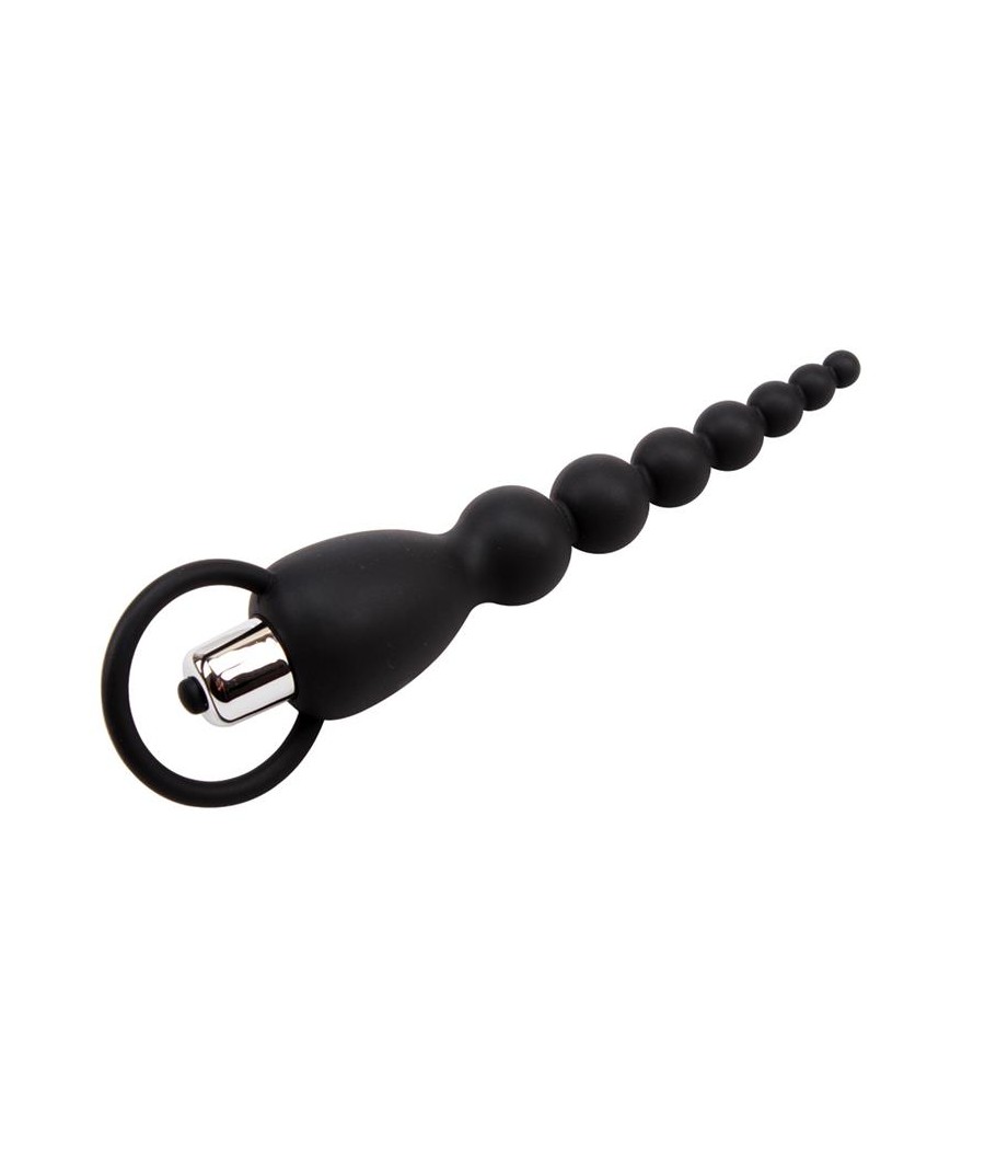 Cadena Anal Elite Power 195 cm Silicona Negro