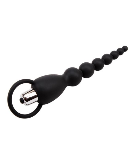 Cadena Anal Elite Power 19.5 cm Silicona Negro