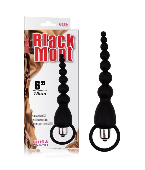 Cadena Anal Elite Power 195 cm Silicona Negro