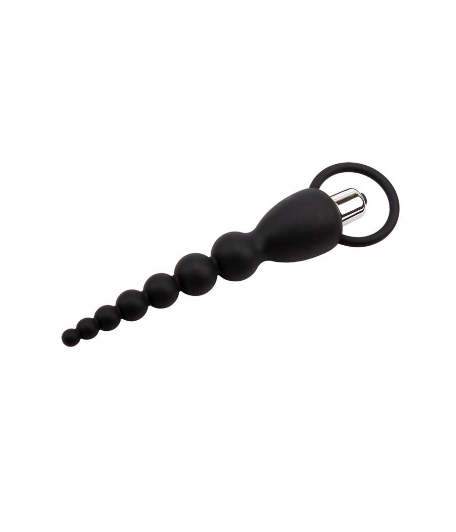 Cadena Anal Elite Power 195 cm Silicona Negro