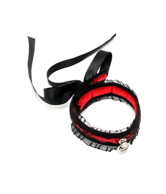 Collar de Saten Rojo