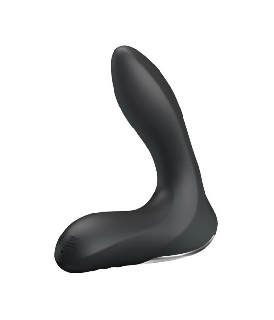 Estimlador Anal Inflable Leonard Silicona USB Negro