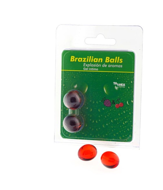 Set 2 Brazilian Balls Aroma de Fresa y Cereza