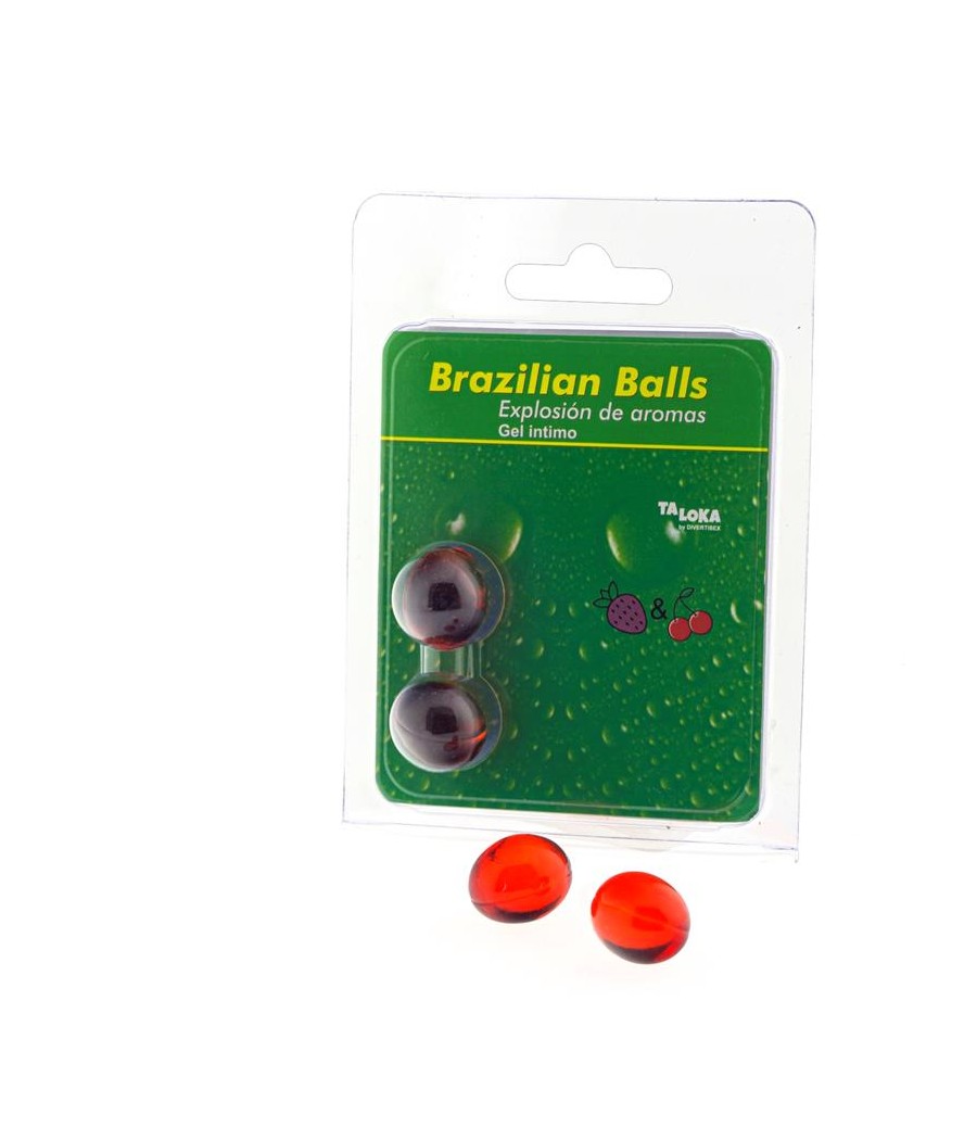 Set 2 Brazilian Balls Aroma de Fresa y Cereza