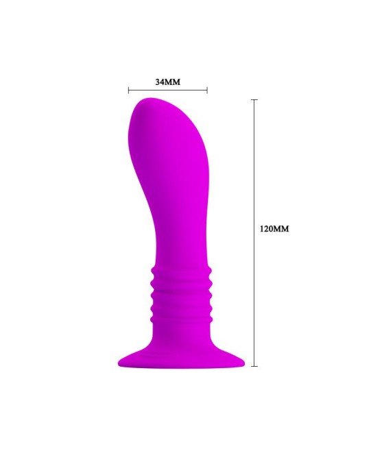 Pretty Love Plug Anal Vibrador Color Purpura