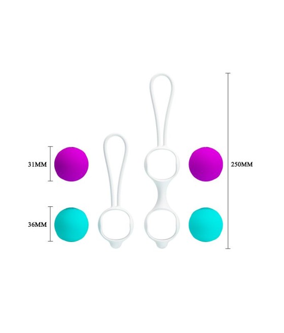 Bolas Kegel Orgasmic Balls Rosa y Azul