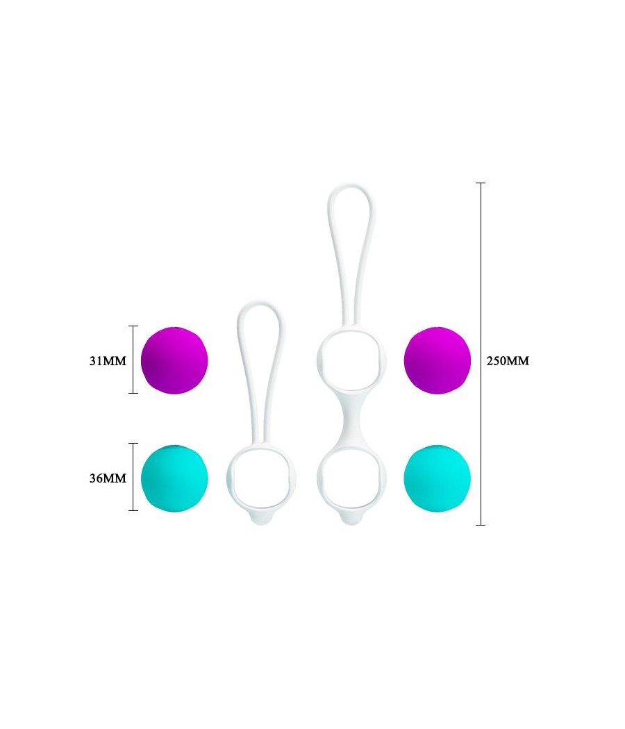 Bolas Kegel Orgasmic Balls Rosa y Azul