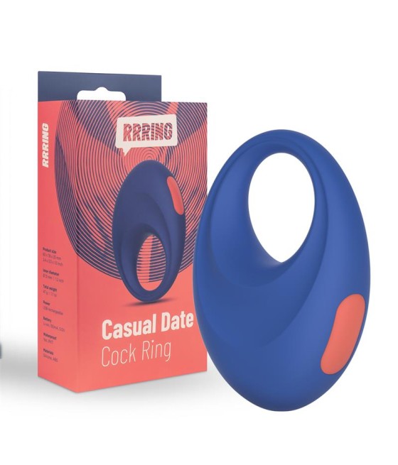 Rring Casual Date Anillo para el Pene con Vibracion USB Silicona