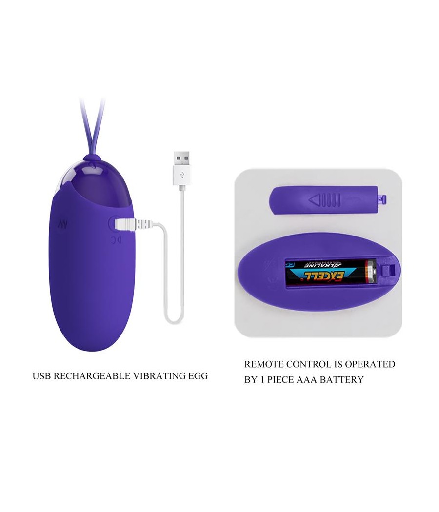 Berger Youth Huevo Vibrador con Control Remoto