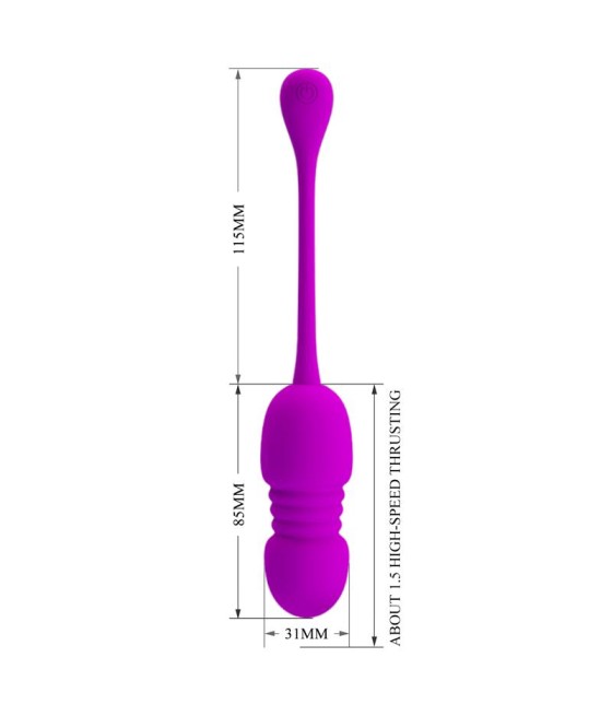 Callieri Huevo Vibrador con Thrusting y Control Remoto