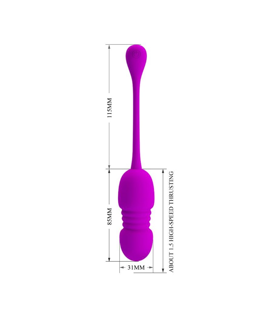 Callieri Huevo Vibrador con Thrusting y Control Remoto