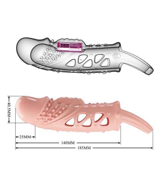 Funda para el pene con Vibracion