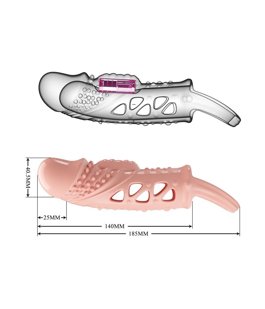 Funda para el pene con Vibracion