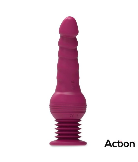 Rocket Vibrador con Thrusting Ultra Jet Thruster con Potente Ventosa