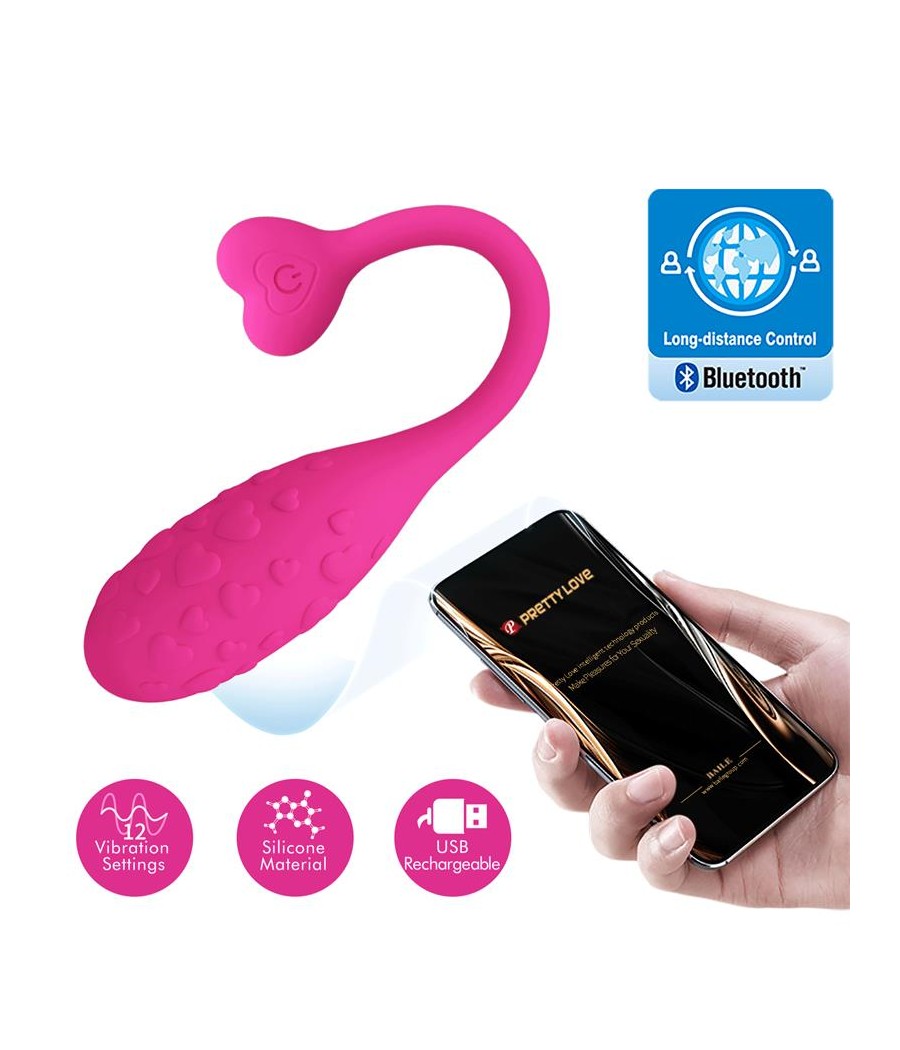 Fisherman Huevo Vibrador con APP