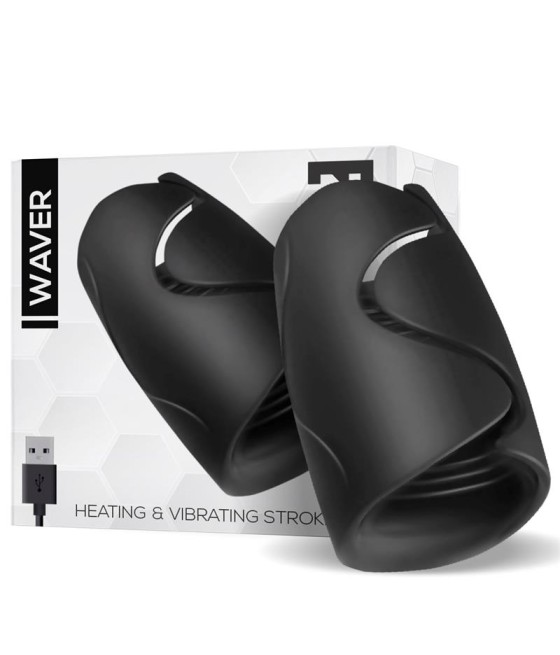 Waver Masturbador Masculino Función Calor y Vibración Flexible USB Silicona