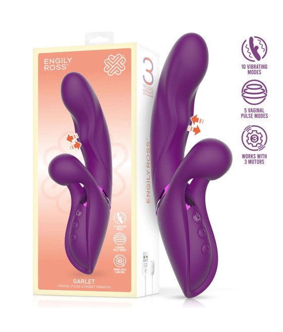 Garlet Vibrador con Bola de Pulsación 3 Motores