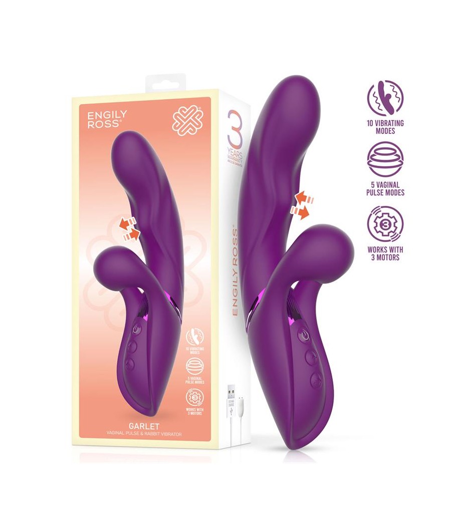 Garlet Vibrador con Bola de Pulsacion 3 Motores