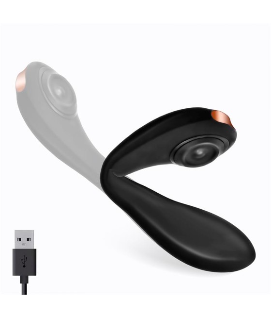 Pulsar Vibrador con Pulsacion y Esqueleto Articulado Silicona USB