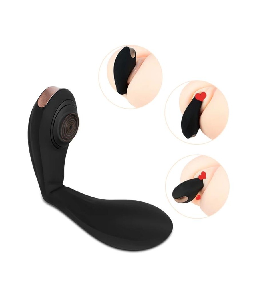 Pulsar Vibrador con Pulsacion y Esqueleto Articulado Silicona USB