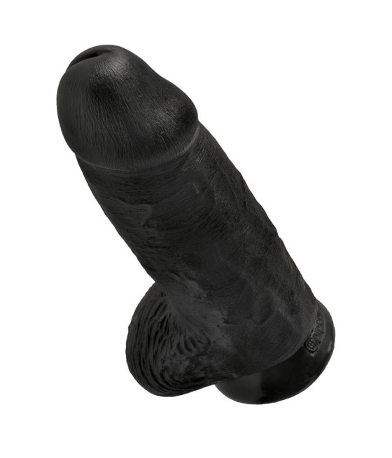 Dildo con Testiculos 9 Chubby Negro