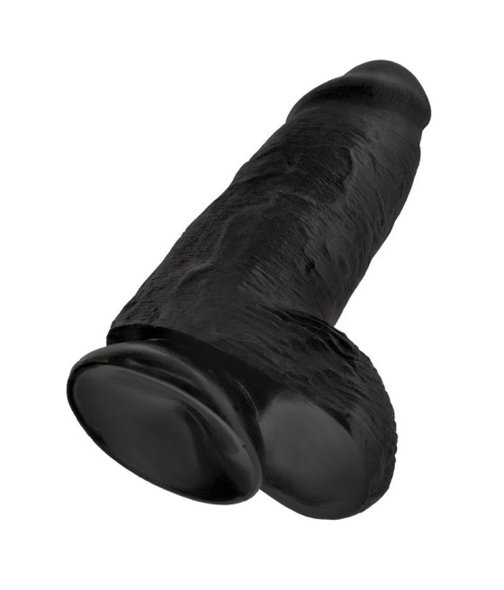 Dildo con Testiculos 9 Chubby Negro