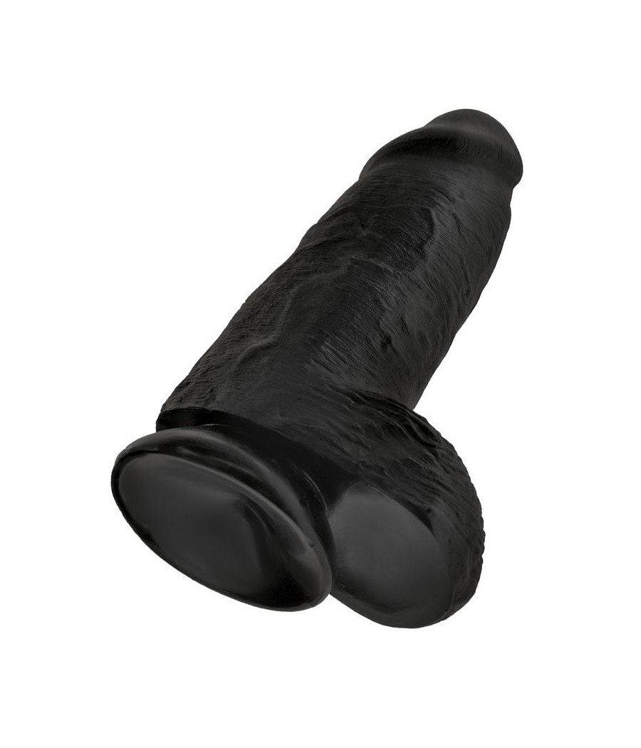 Dildo con Testiculos 9 Chubby Negro