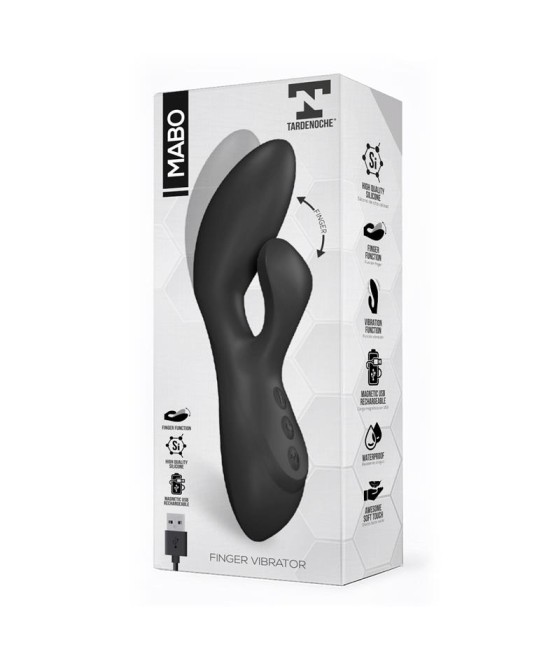 Mabo Vibrador Punto G Movimiento Finger Silicona Unibody