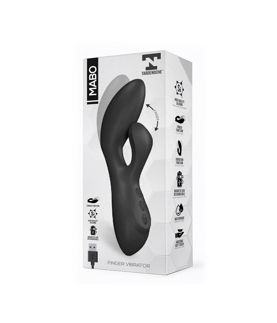 Mabo Vibrador Punto G Movimiento Finger Silicona Unibody