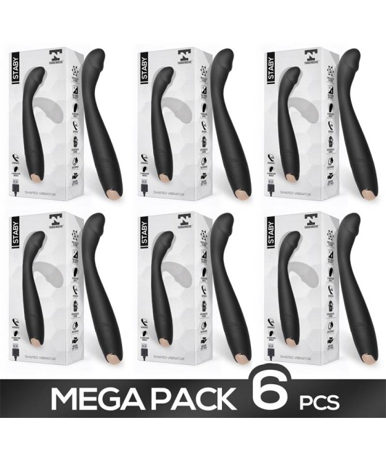 Pack de 6 Staby Vibrador Flexible Bendable