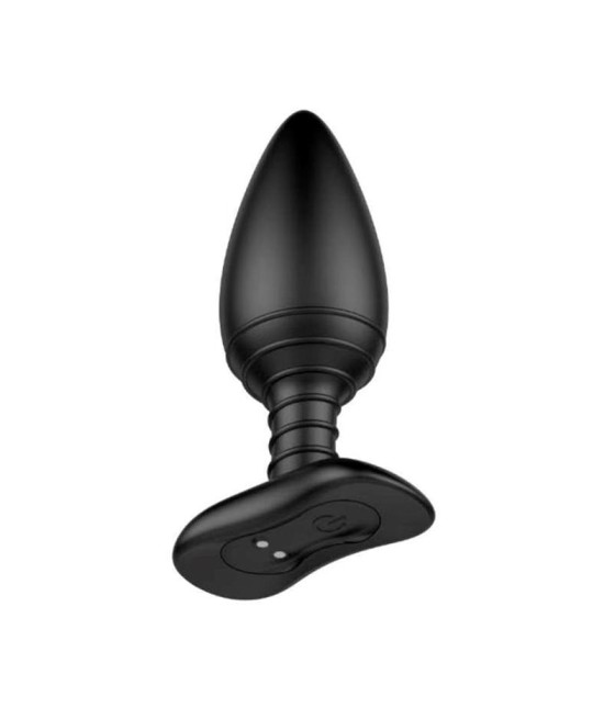 Asher Plug Anal con Control Remoto USB Magnetico Negro