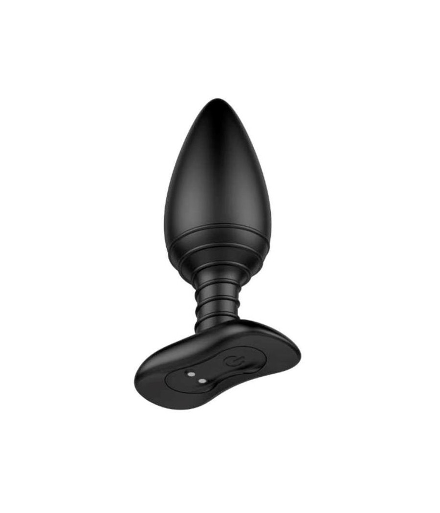 Asher Plug Anal con Control Remoto USB Magnetico Negro