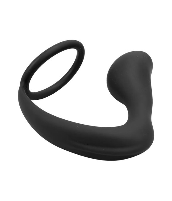 Randal Plug Anal con Anillo para el Pene Silicona Negro