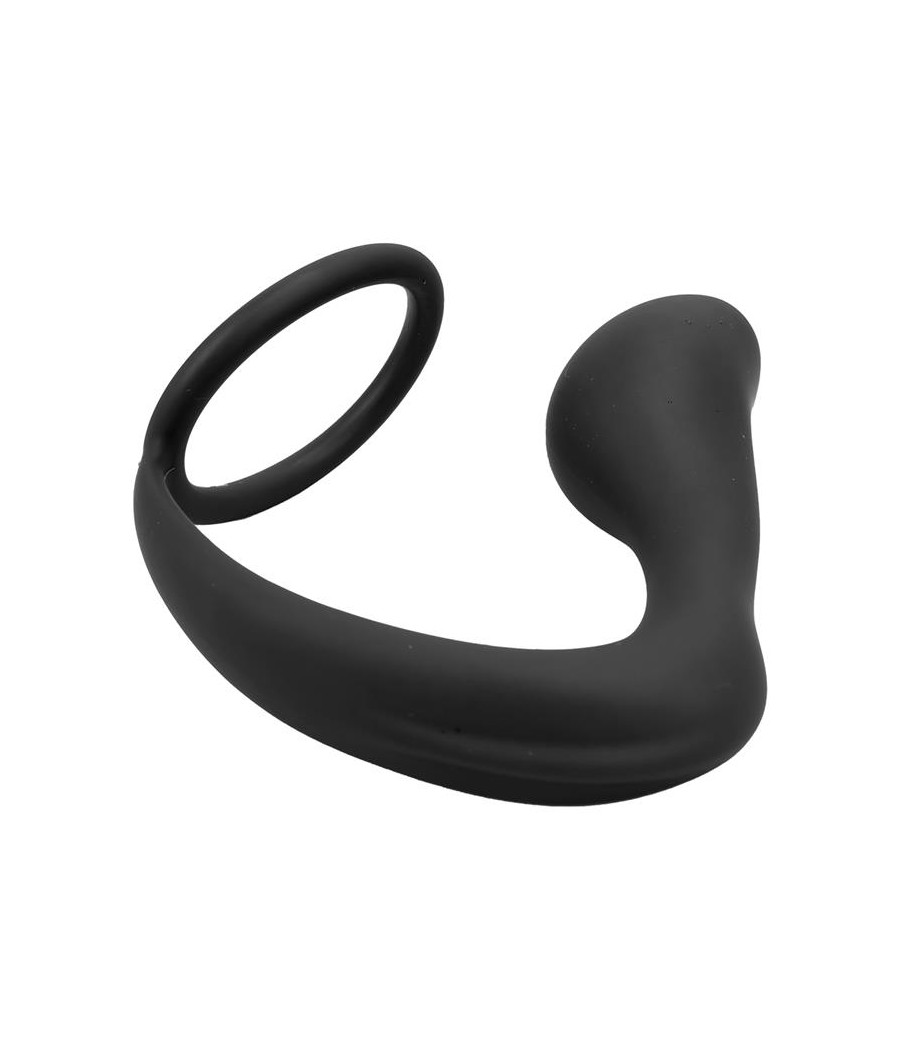 Randal Plug Anal con Anillo para el Pene Silicona Negro