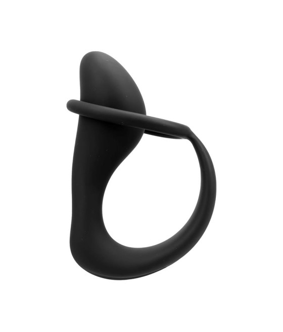 Randal Plug Anal con Anillo para el Pene Silicona Negro