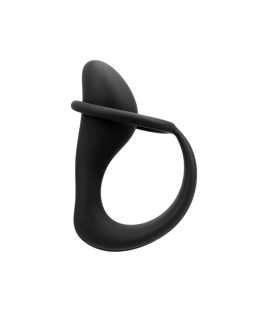 Randal Plug Anal con Anillo para el Pene Silicona Negro